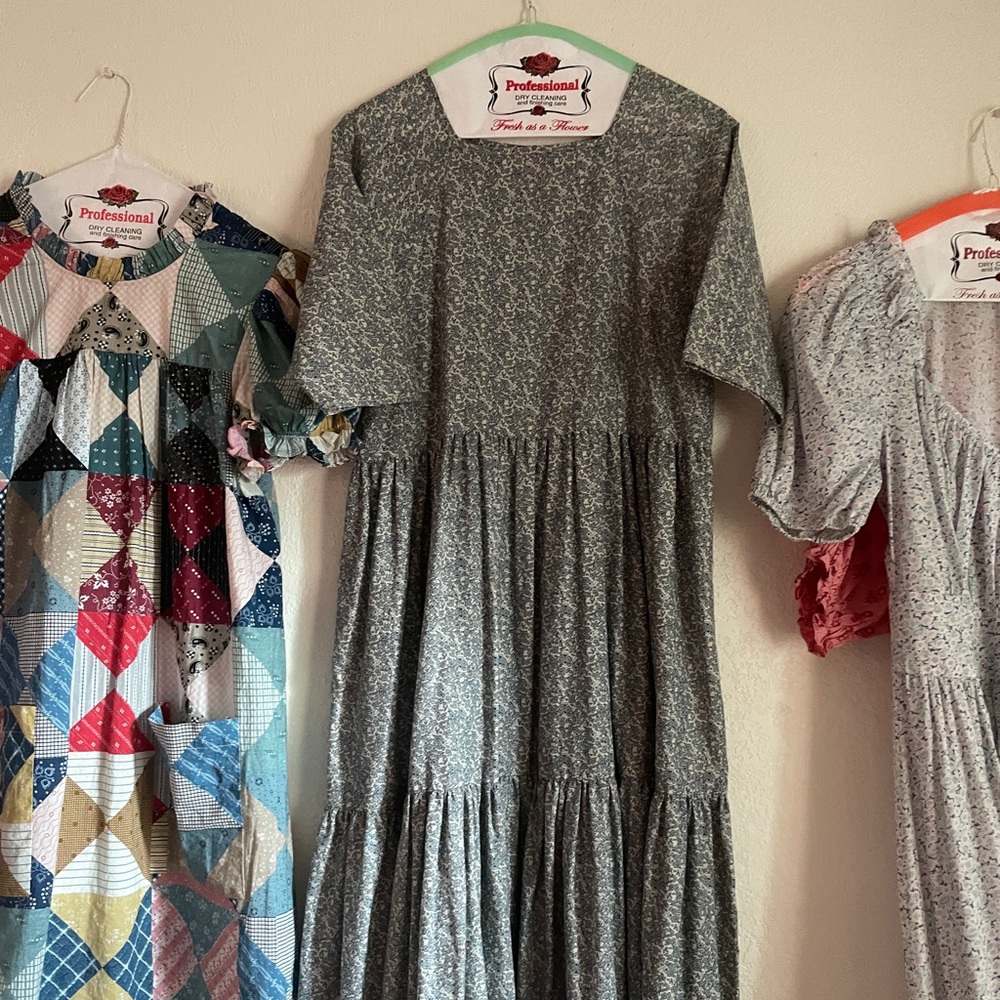 SMALL FITTING- Christy Dawn Theo Dress in Calico Mist -size XLP but runs SMALL!! - Picture 7 of 10